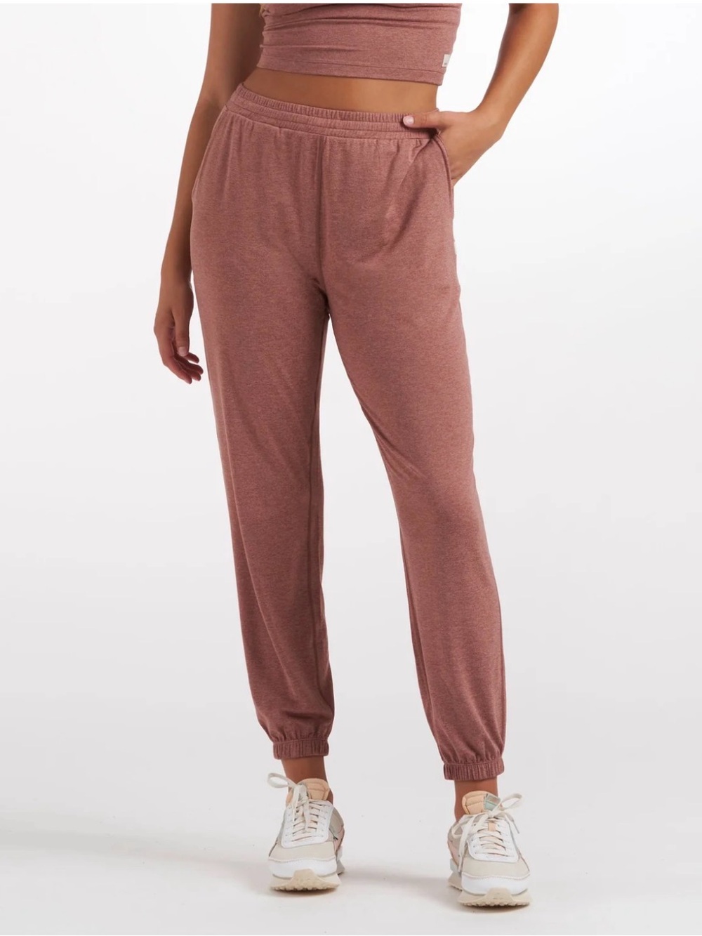 Vuori Women's Boyfriend Joggers XS- Terracotta Heather